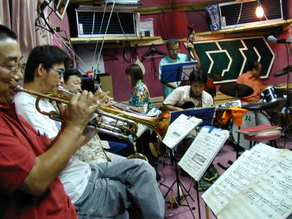 Trumpet and rythm section